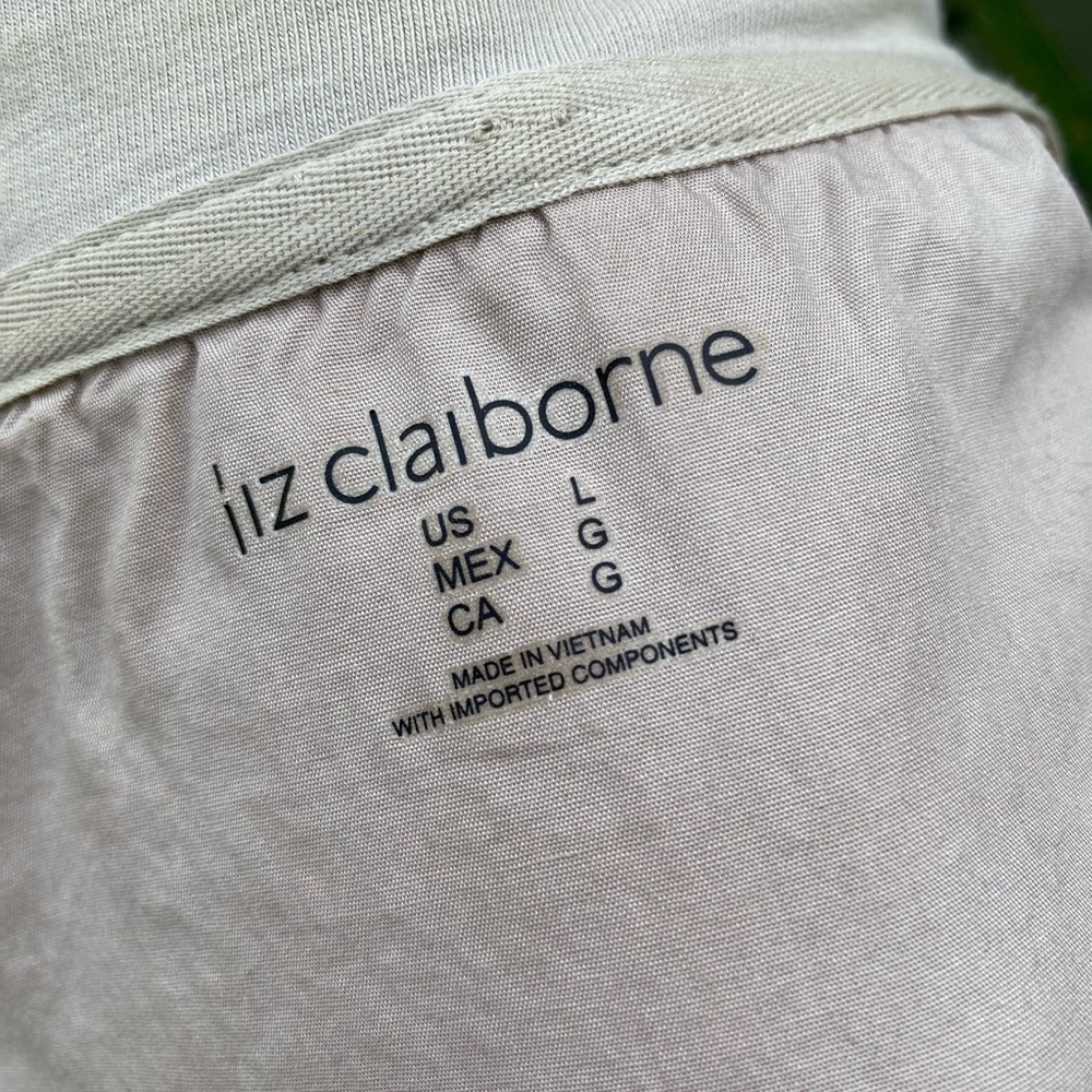 Short Sleeve Zip up Taupe Gravel Sweatshirt - Picture 7 of 7